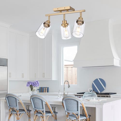 3 Light Gold Tracking Lights (Gold / 3-Light)