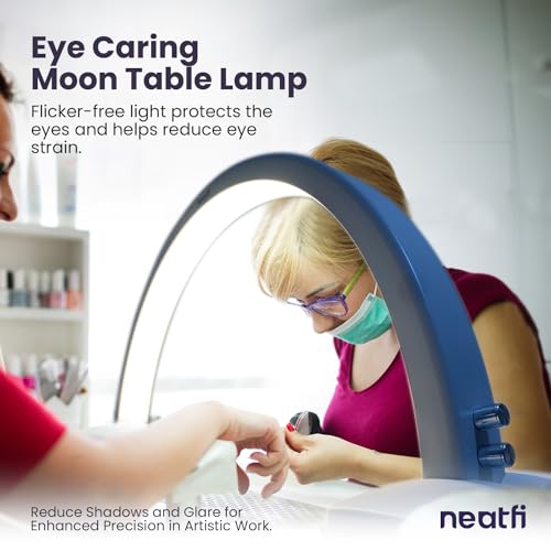 LED Half Moon Table Lamp (White)