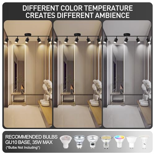 Track Lighting (Black / 30" 5 Light Track Light)
