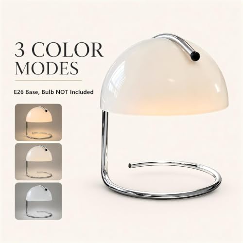 Modern Table Lamp (White, 8.7 Inch)