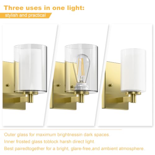 Wall Sconces Set of Two Matte Black Vanity Lights for Bathroom Indoor