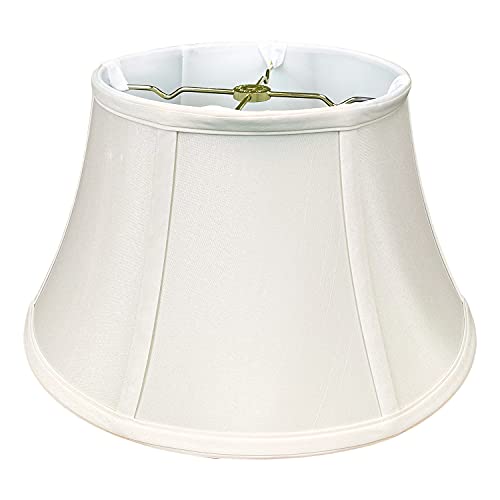 Royal Designs Shallow Drum Bell Billiotte Wall Lamp Shade (White / 8 x 12.5 x 7.5)