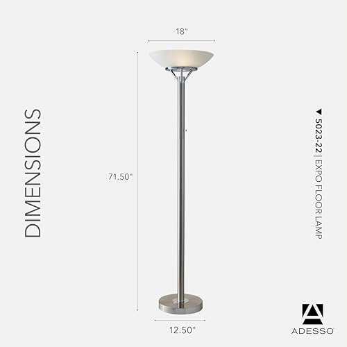 2 Light Floor Lamp