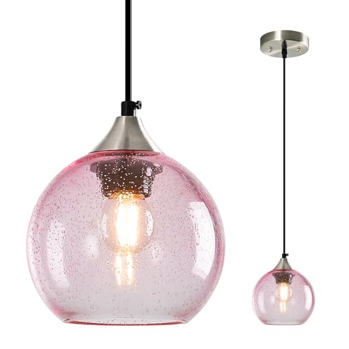 Pink Pendant Lights Kitchen Island 1 Pack (Pink / S - 5.9 in)