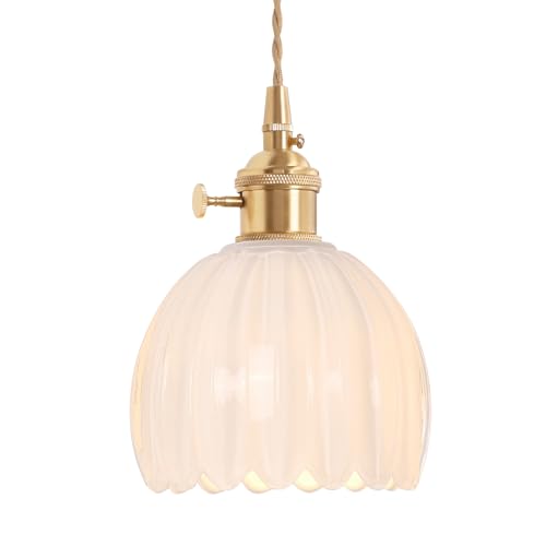 Pendant Light Retro Lotus Lampshade Lightings