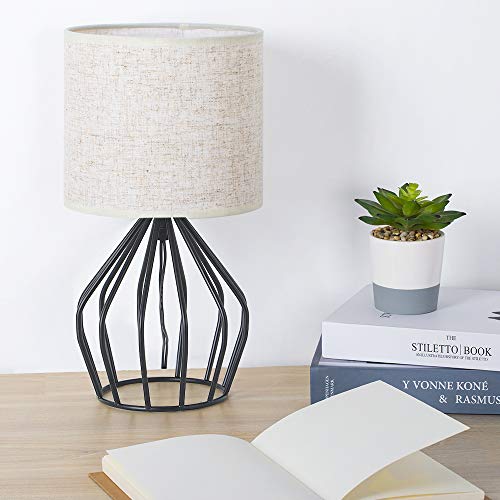 Black Modern Table Lamp (Black)
