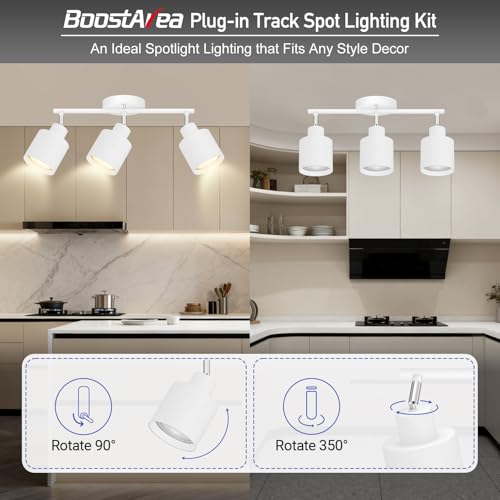 3 Light Led Track Lighting (3 light White)