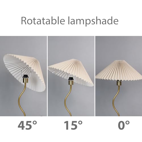 Small Pleated Table Lamp (Copper)