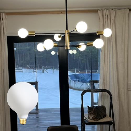 E26 Large Globe Oversized Bulb (5000k-2700k-2pcs)