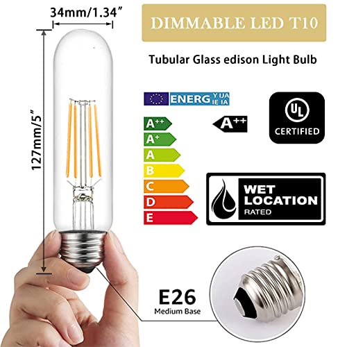 5 Inch Edison Bulb (5 Inch 6W（2 Count))
