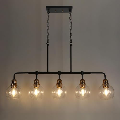 Linear Chandelier Kitchen Island Light
