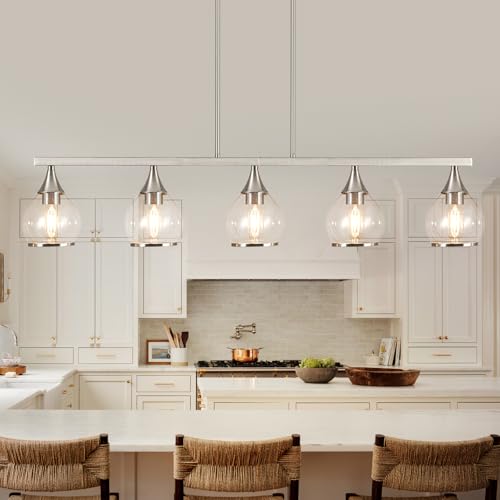 Island Light for Kitchen (Brushed Nickel / 5-Light)