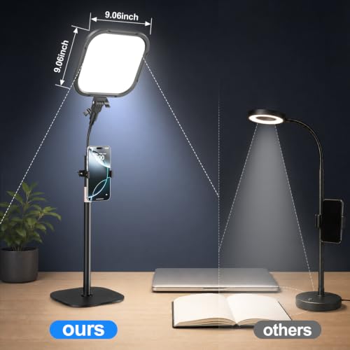 Desktop Gooseneck Video Conference Lighting (9.06inch panel)