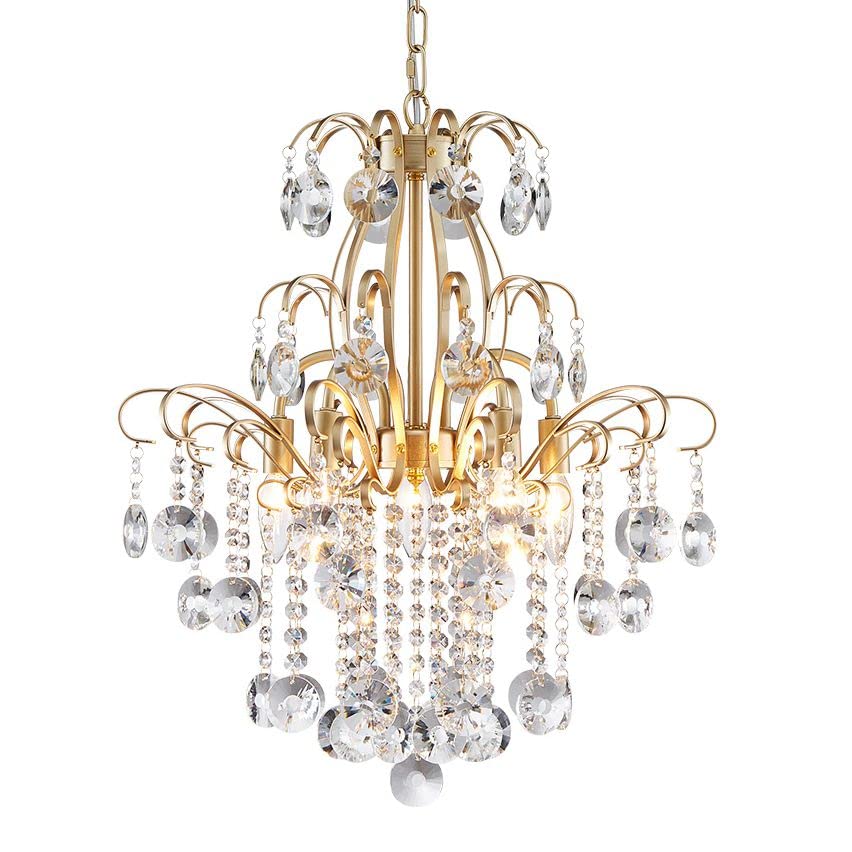 Crystal Chandelier Flushmount Pendant Light Modern Lighting Fixture