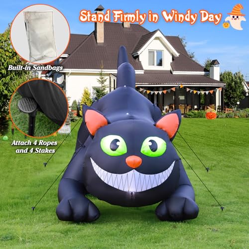 2026 Halloween Inflatable Outdoor Yard Decor with LED
