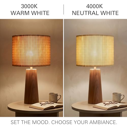 Bamboo Lamp Shades Set of 2 (Natural Bamboo - Drum)