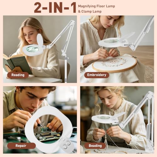 T 15X Large Esthetician Magnifying Lamp