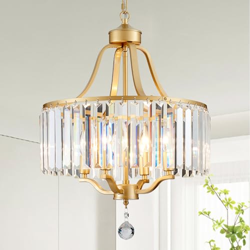 Gold Crystal Chandeliers for Dining Room (169-Gold)