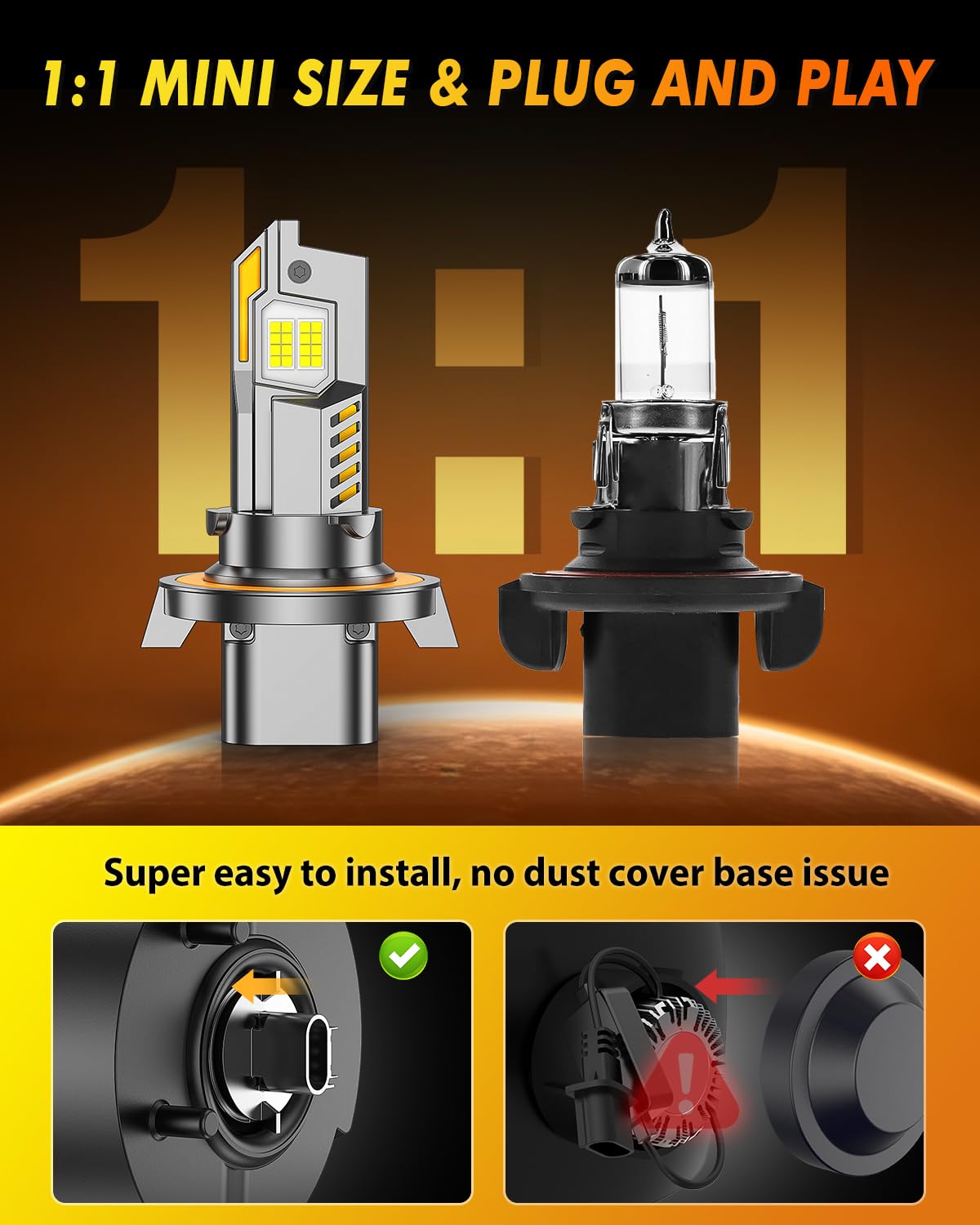 H13 9008 Light Bulb (9008 (H13))