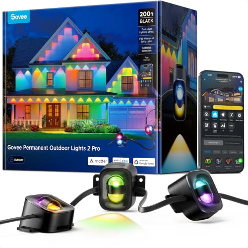 Permanent Outdoor Lights 2 Pro (Black / 200ft)