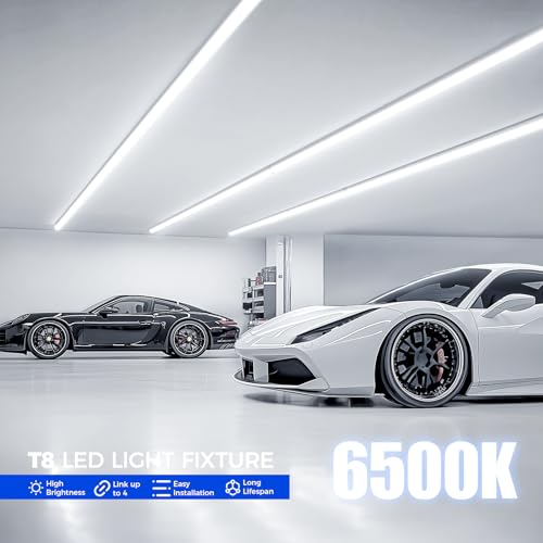 T8 LED Shop Lights 8FT (6500K / 8ft-6 Packs)