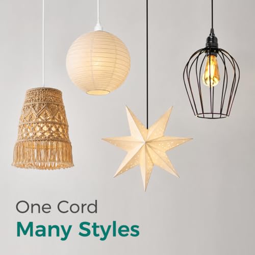 Pendant Light Cord (6.6ft - Black)