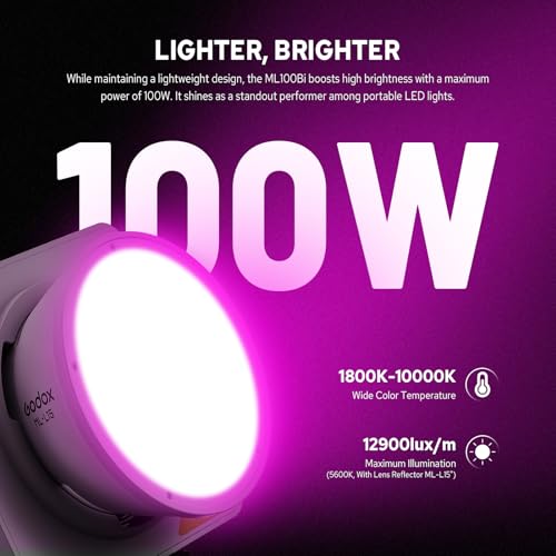 ML100R RGB COB Video Light