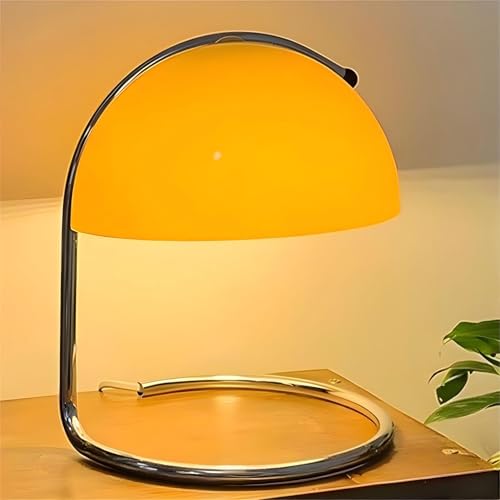Modern Table Lamp (Orange, 8.7 Inch)