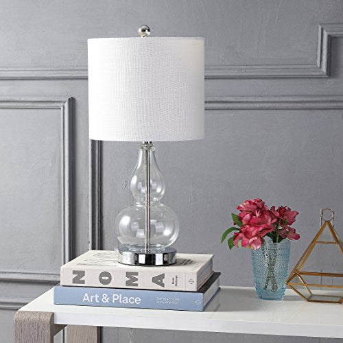 Anya Gourd Glass Table Lamp 20.5" (Single / Clear)
