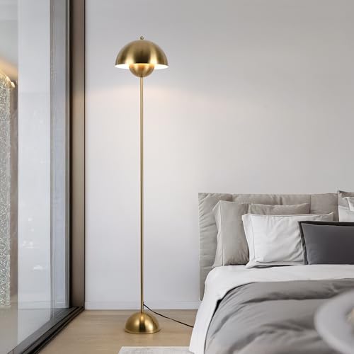 Mid Century Modern Metal Bud Floor Lamp for Home and Office
