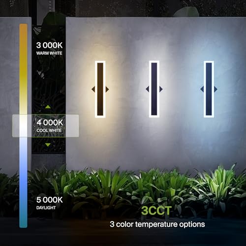 18" LED Linear Wall Sconce (Black)