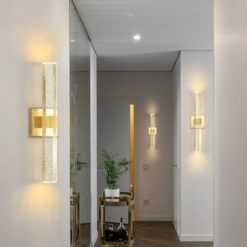 LED Wall Sconces Modern Crystal Wall Light Fixtures