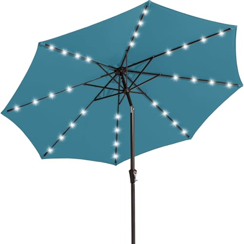 Patio Umbrella with Solar Lights