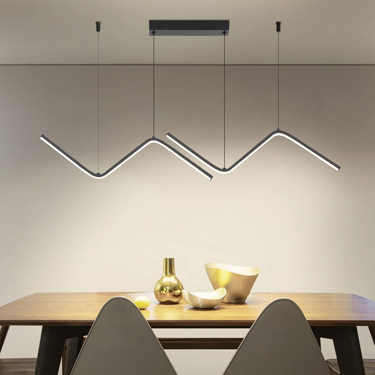 LED Modern Linear Pendant Lights (J / 47IN)