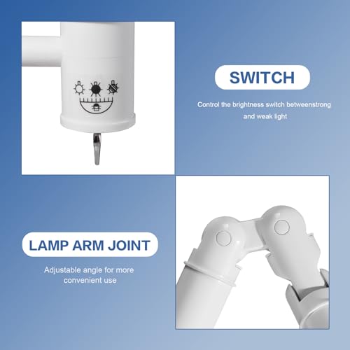 US 50W Wall Hanging Halogen Surgical Oral Lamp Shadowless Exam Lamp Cold Light with Arm for 22mm