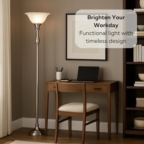 Floor Lamp 72 (Brushed Nickel)