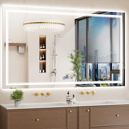 36"x60" LED Bathroom Mirror with Lights (36"L x 60"W)