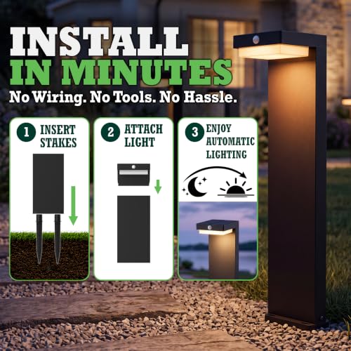 Square Solar Landscape Lights