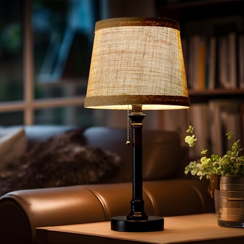 Rustic Table Lamps for Living Room Bedroom Desk Lamp
