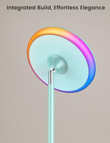 UFO Torchiere Floor Lamp (Blue)