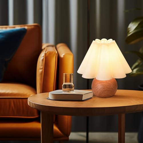 Cute Small Table Lamp (Beige+Brown)