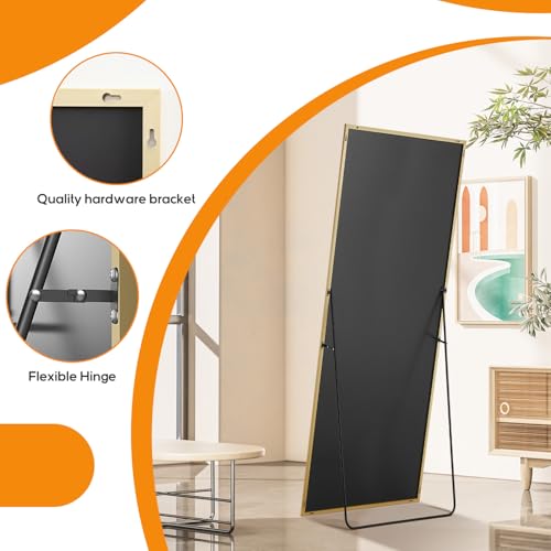 21"x64" Mirror Full Length (Claccic Gold-rect / 64"L x 21"W)