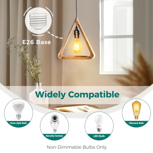 Pendant Light Cord (13ft - Black)