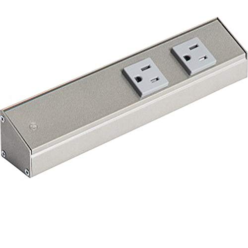 Task Lighting APT Angled Power Strip 36 inch (36 inch Standard / Satin Nickel)