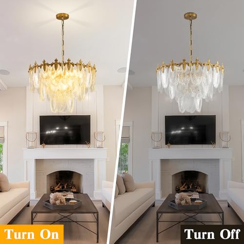 Antique Chandelier 3 (Gold / 23.6 inches)