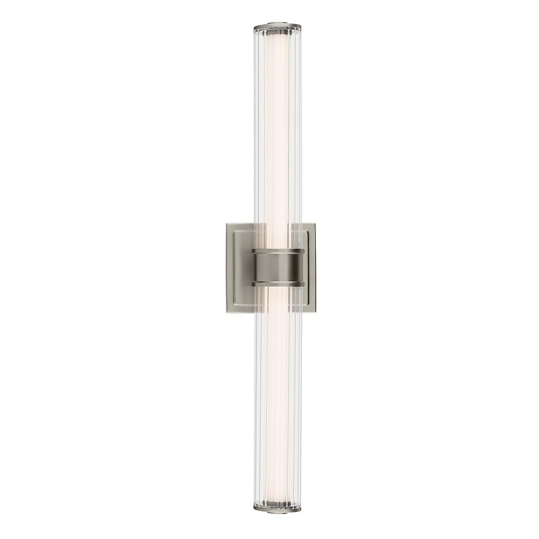 Laurene LED Bath Bar Light (Fluted Glass / 26.5 inch / Brushed Nickel)
