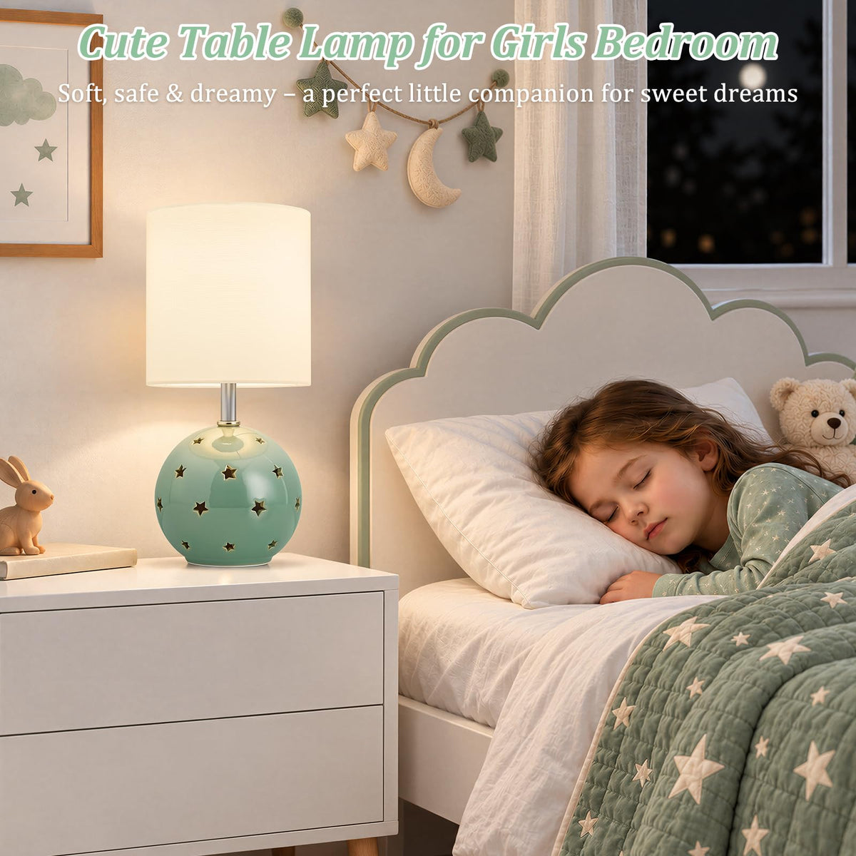Small Table Lamp (Green)
