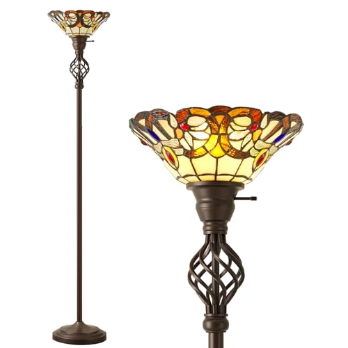 Torchiere Floor Lamp for Living Room (Multicolor)