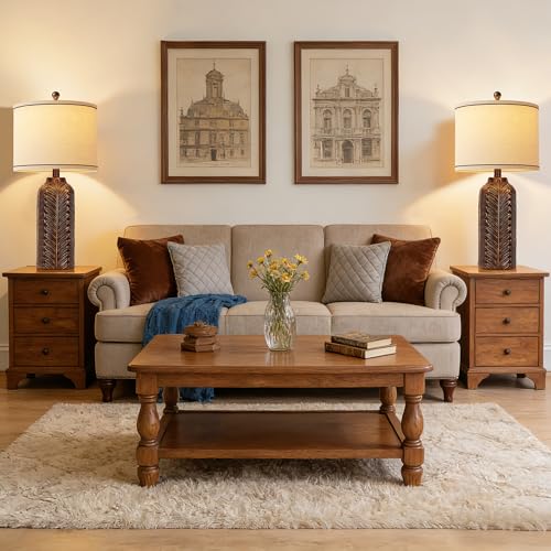 26.5'' Living Room Lamps Set of 2 (Bronze)