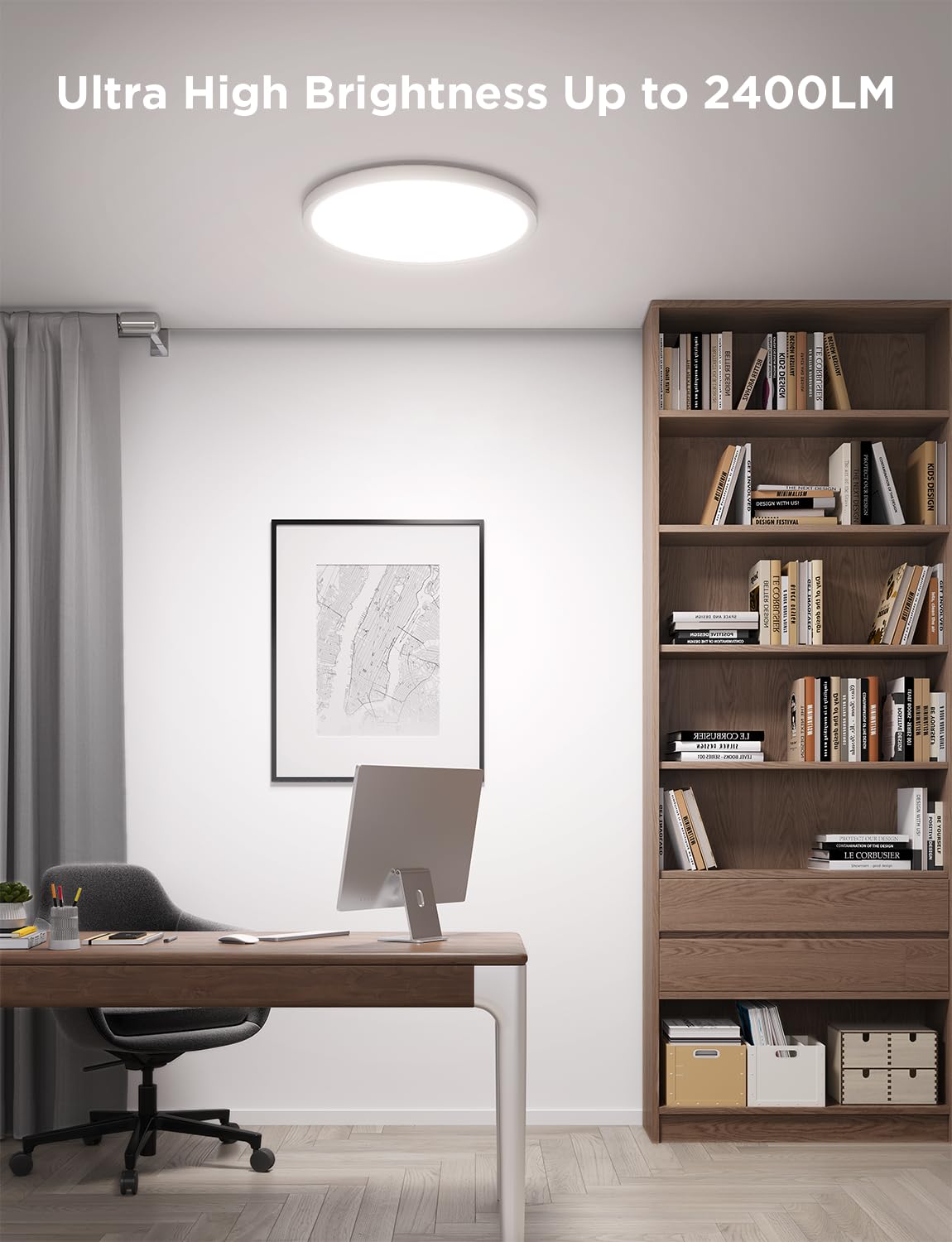 Smart Ceiling Light (White - 2 Pack)